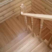 столярная мастерская WOODPOWER - лестницы из массива дерева
