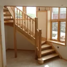 столярная мастерская WOODPOWER - лестницы из массива дерева
